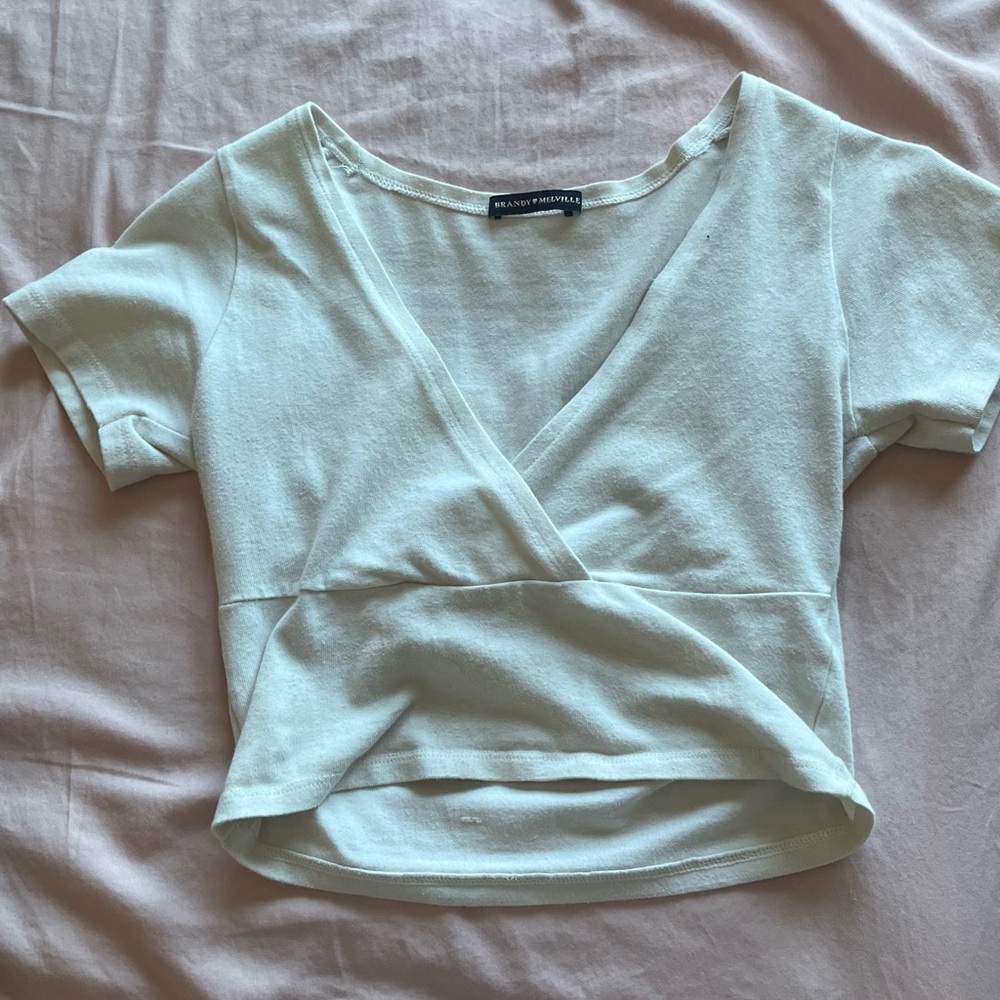 Brandy Melville v neck top